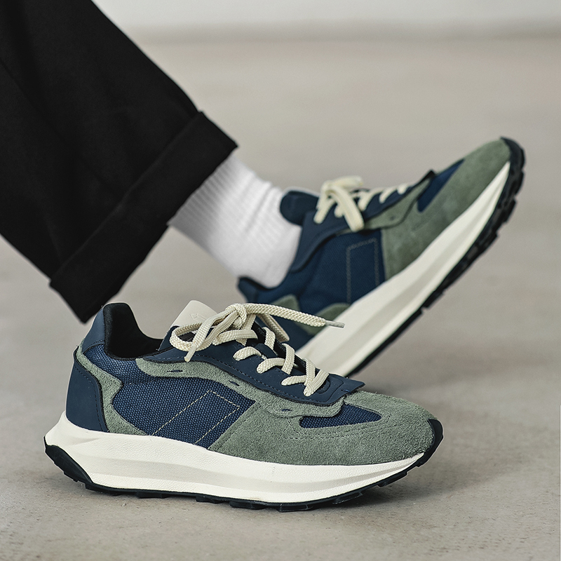 ins超火老爹鞋男鞋夏季小众情侣厚底运动鞋真皮休闲鞋子男阿甘鞋