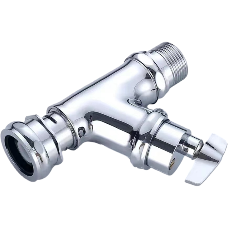 蔚珺牌铜手拧角式冲洗阀20mm6分个高清大图
