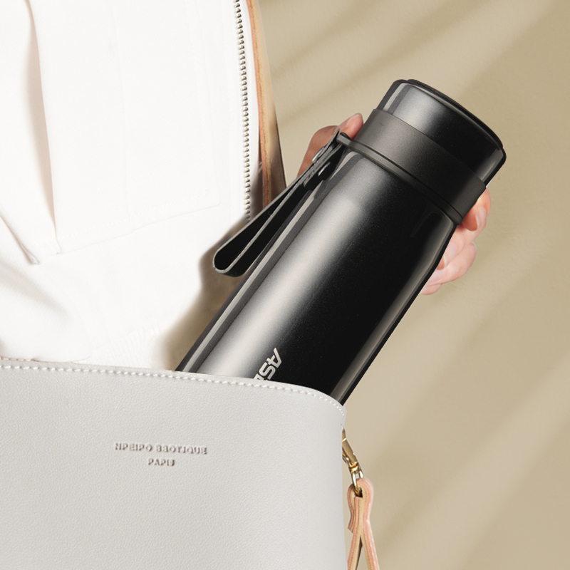 爱仕达保温杯316不锈钢水杯便携可爱学生简约杯男女士大容量杯子伯爵