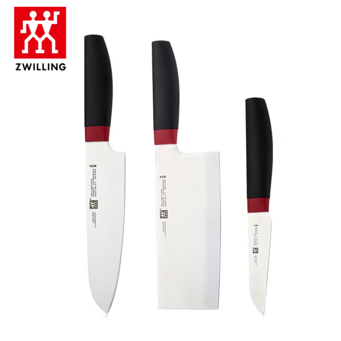 双立人(ZWILLING)Now S系列刀具4件套(红黑) ZW-K309高清大图