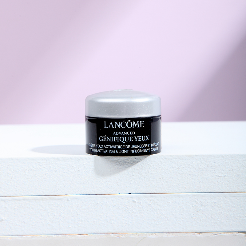 兰蔻(lancome)全新精华肌底眼霜5ml 淡化黑眼圈淡化眼纹 小黑瓶眼/霜5ml*3高清大图