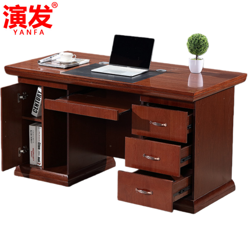 演发 办公桌1.4m 张高清大图