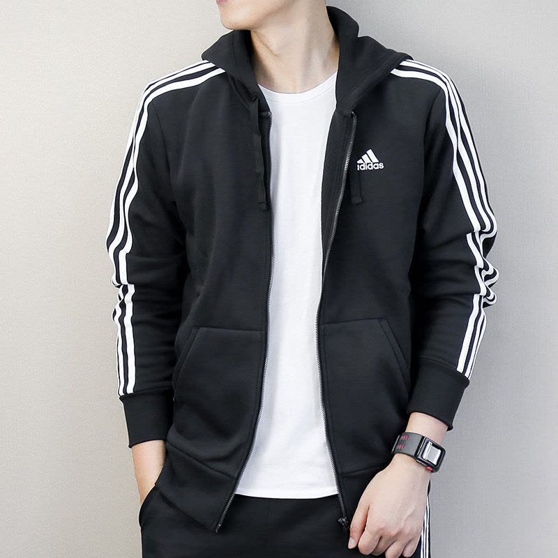 adidas阿迪达斯男运动服 春季 棉 运动卫衣 B47368图片