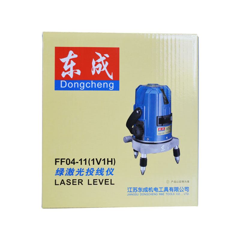 东成DCA绿光水平仪激光2线红外线高精度打线室外强光水准仪 绿光FF04-21三线(不含三脚架)