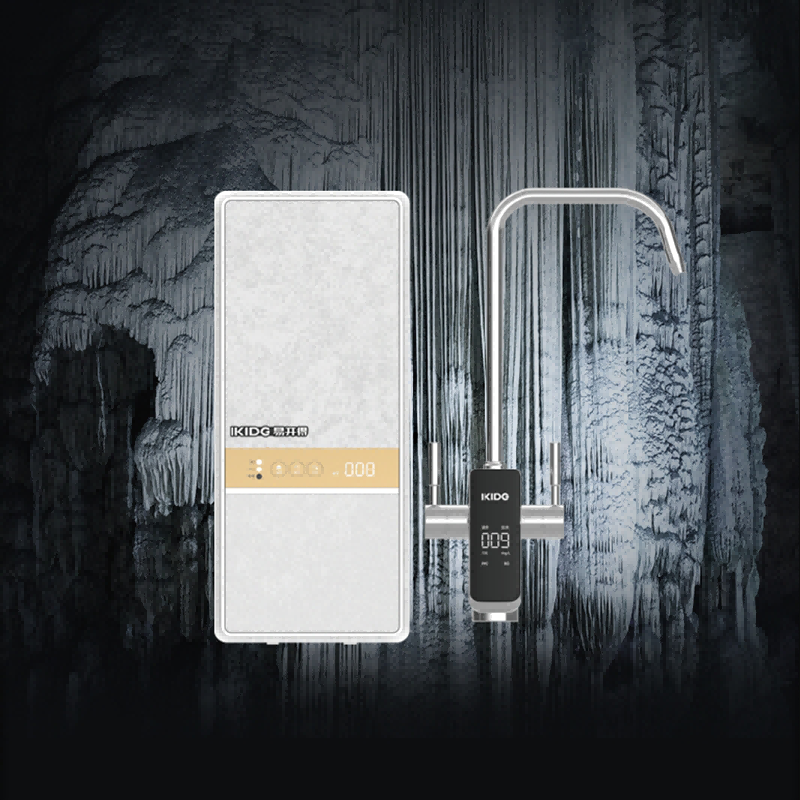易开得净水器小巨人系列T2S台下式800G反渗透净水机白色款