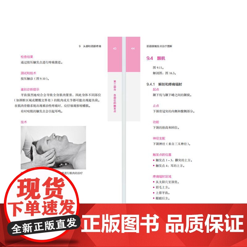 肌筋膜触发点治疗图解 第2版 触发点 肌筋膜 运动康复 北京科学技术高清大图