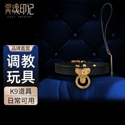 灵魂印记sm项圈牵引绳链子束缚调情趣用品道具调教脖圈成人玩具