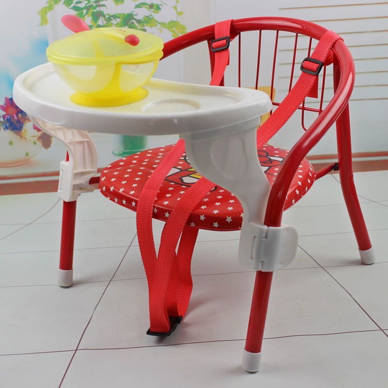 儿童餐椅叫叫椅宝宝小凳子儿童靠背椅子带餐盘餐桌椅靠背椅子加大蓝色