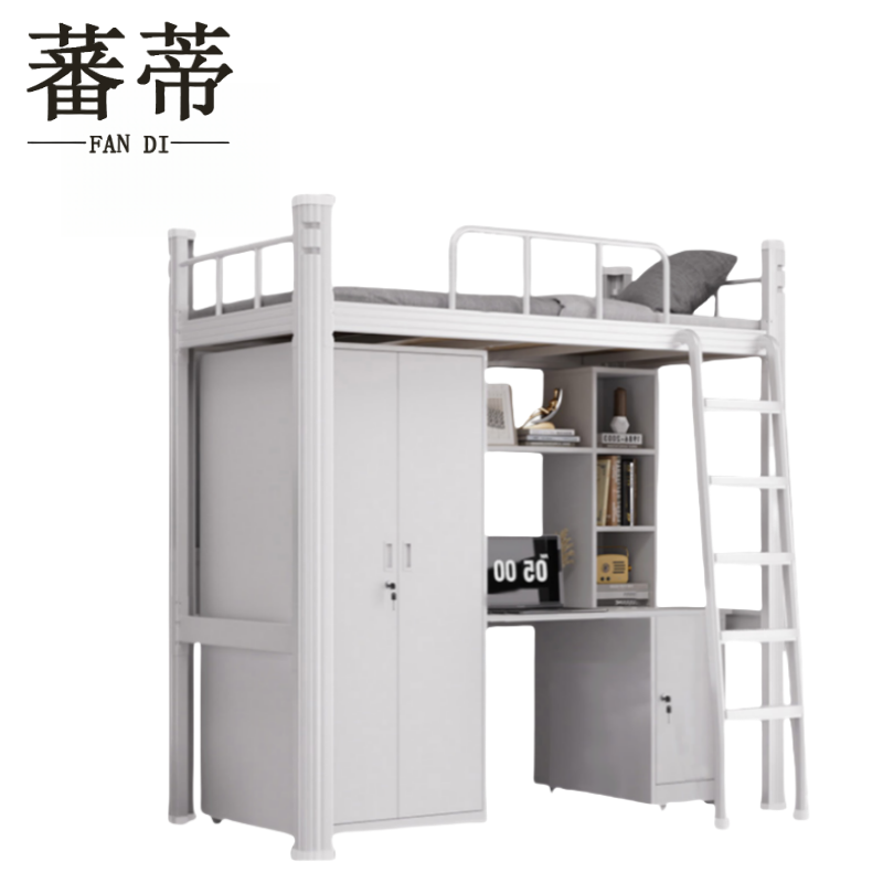 蕃蒂钢制床150cm套高清大图