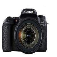 佳能 EOS77D 含EF-S18-135mm IS USM镜头数码单反相机套机 黑色/