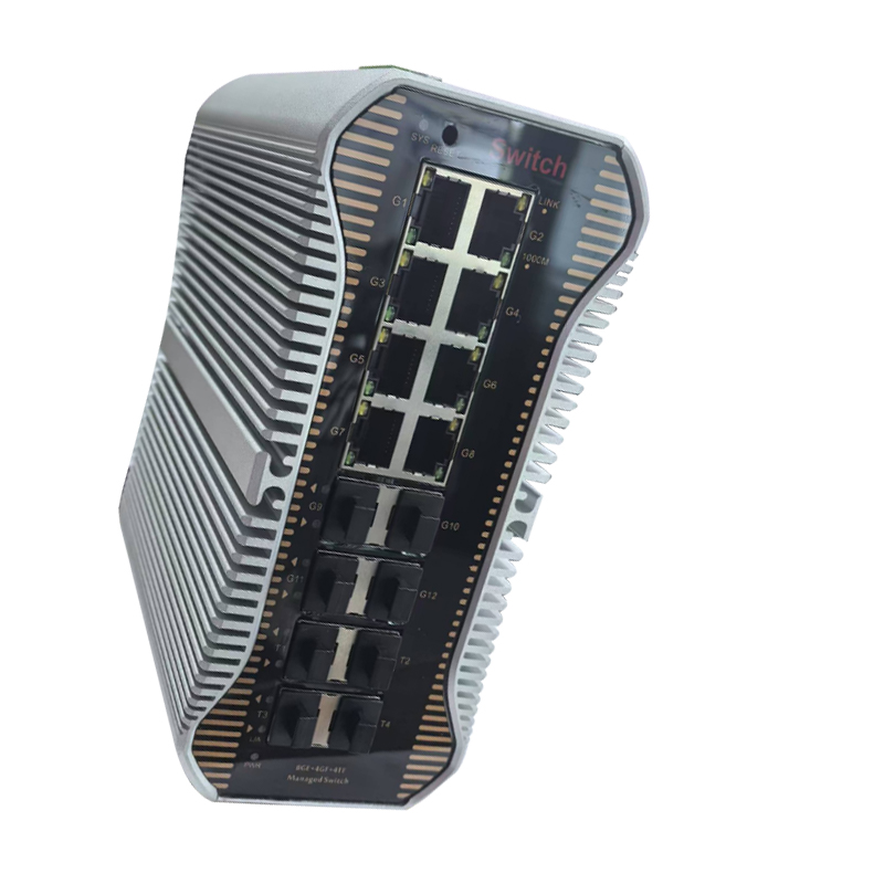迪信光谱 工业以太网8光8电全千兆网管交换机 OYD-S2216-8F-EI 台高清大图
