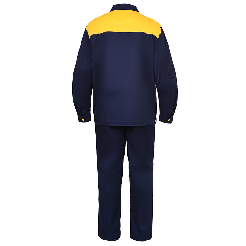 盾之源 工作服 灰蓝黄三色 各尺码 套 (160黄色)高清大图