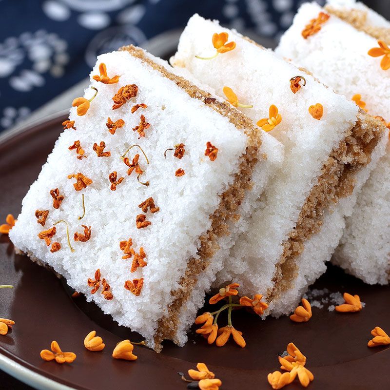 桂花糕传统糕点正宗米糕手工点心茶点怀旧小零食小吃礼盒装多口味