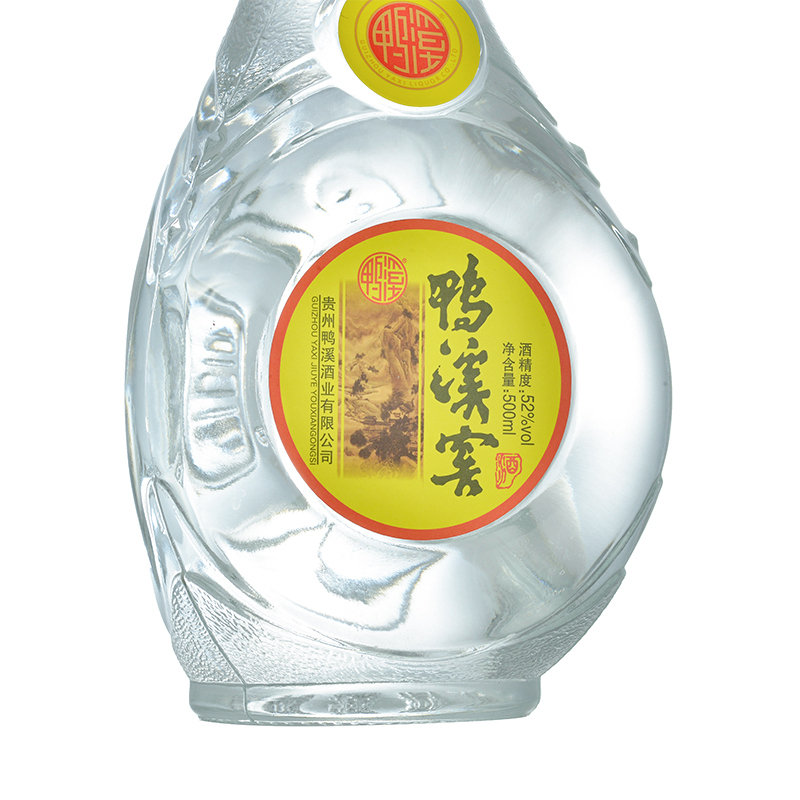 贵州鸭溪窖 52度浓香型白酒 三星 500ml/瓶*6 箱装 中华老字号纯粮食老酒(2016年)