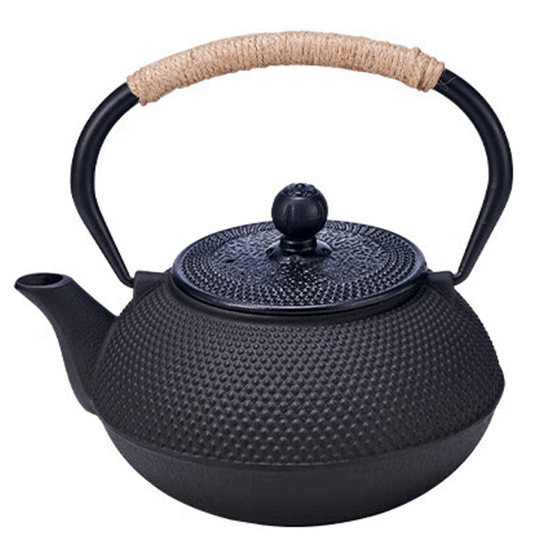 尚烤佳煮茶壶铸铁围炉煮茶大容量功夫茶具户外野餐茶壶DH-02高清大图