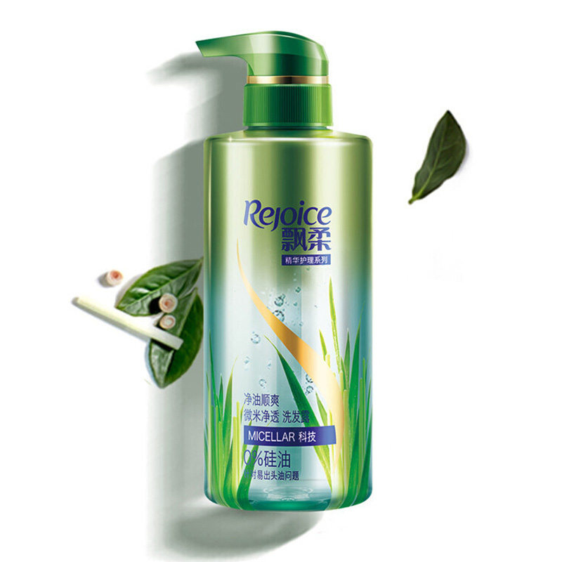 飘柔无硅油洗发水300ml控油净油顺爽微米净透(卸妆级洗头水)王俊凯同款 清香型高清大图