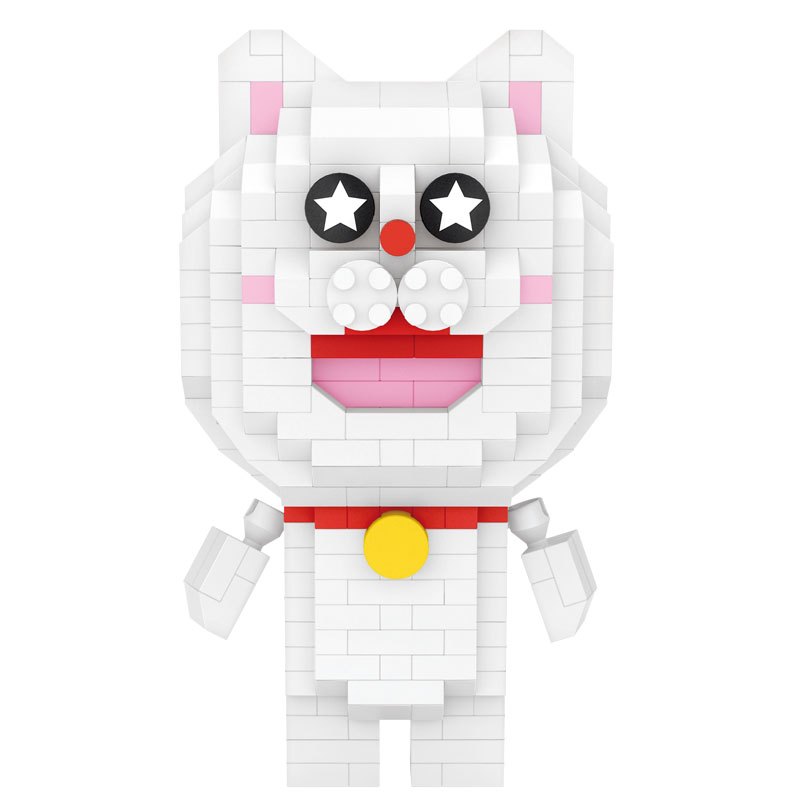 loz/俐智 十二星座款x同道大叔狮子座微颗粒拼插积木创意公仔星座手办