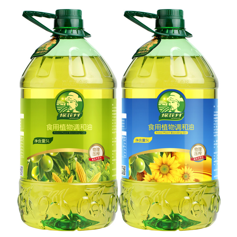 探花村 橄榄调和油 5L*1葵花橄榄 食用油 5L*1植物油 物理压榨