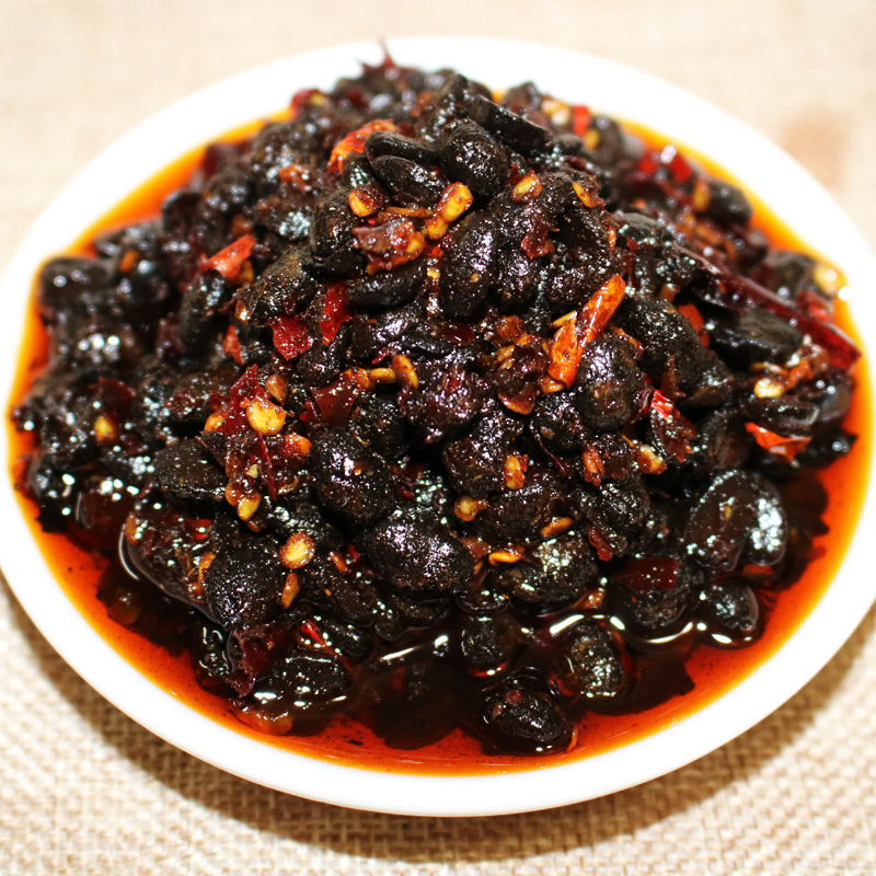 老樊家精制豆豉油辣椒400g瓶装下饭酱辣酱暴下饭