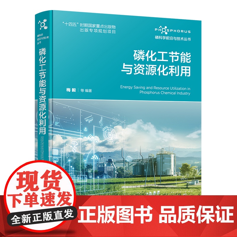 磷科学前沿与技术丛书 磷化工节能与资源化利用 磷化工节能与资源化利用关键技术 黄磷生产工艺 黄磷尾气资源化利用 磷化工参高清大图