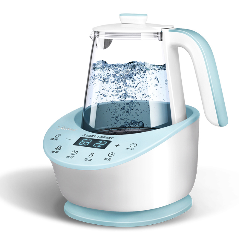 美的(Midea)婴儿智能恒温调奶器1.2L 家用养生壶 婴儿冲奶粉 小夜灯恒温电水壶MI-MYTEasy201