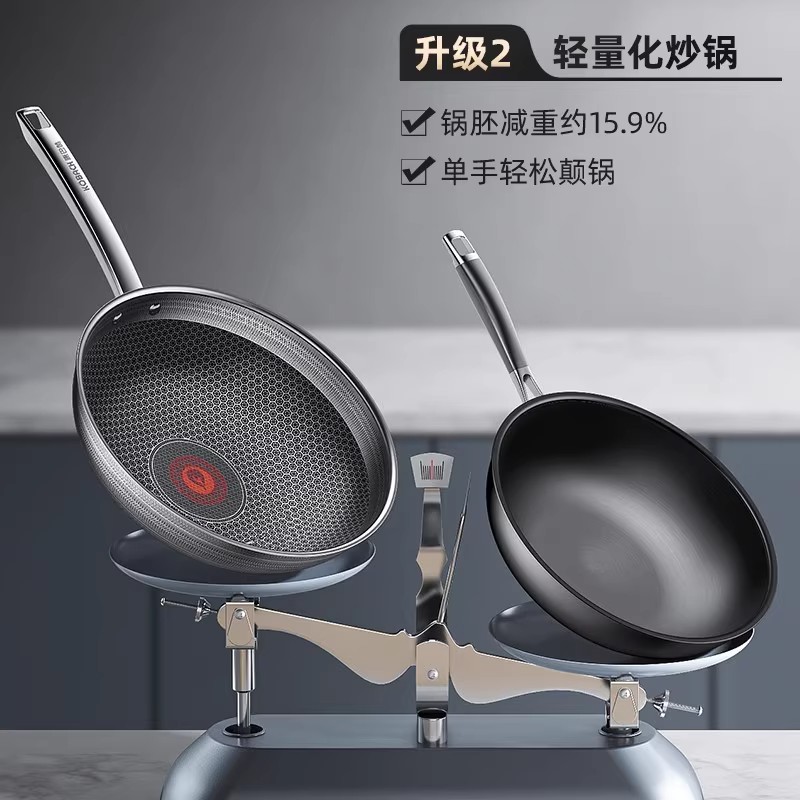 康巴赫锅具套装不粘锅家用12件套厨房煎锅炒锅全套燃气电磁炉通用 搬新家送朋友高清大图