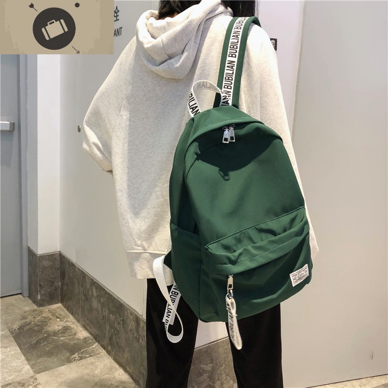书包女ins风大学生韩版背包原宿ulzzang森系初中生高中学生双肩包艾狄