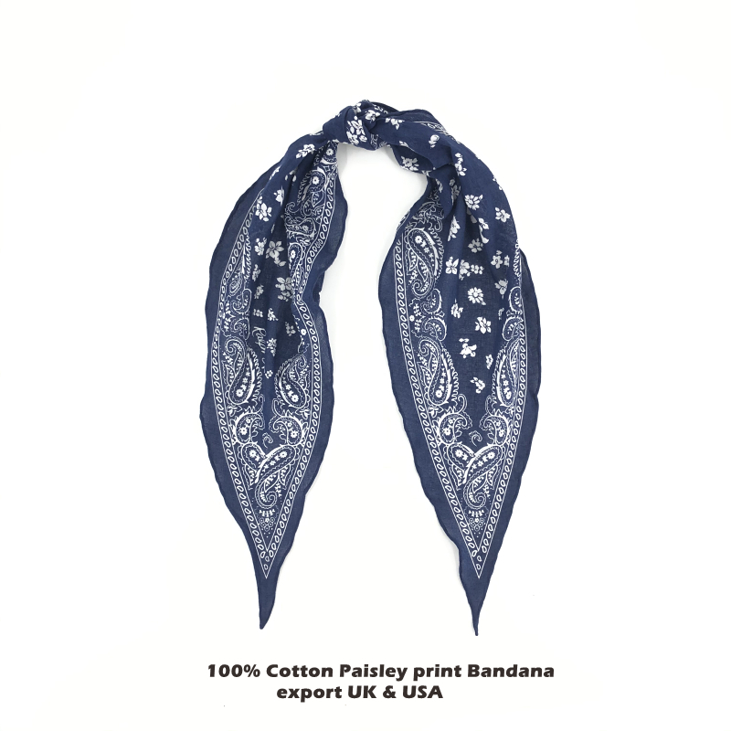 盛世尼曼美式经典棉质复古佩斯利腰果花纹菱形长巾 发带头巾花柄领巾围巾报价 参数 图片 视频 怎么样 问答 苏宁易购