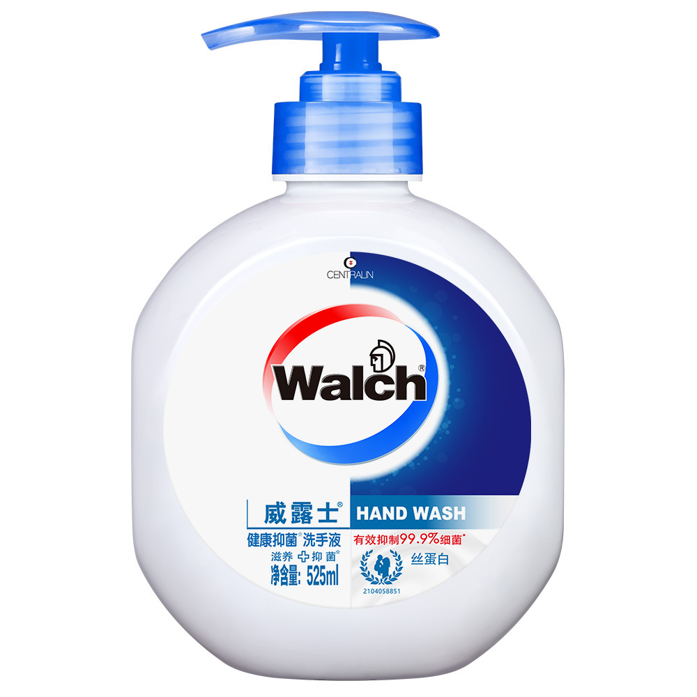 威露士健康抑菌洗手液525ml健康呵护倍护滋润丝蛋白 525m袋装补充装高清大图