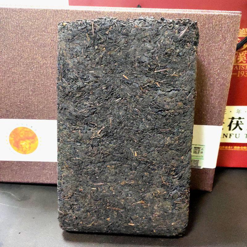 白沙溪天茯茶三年陈1千克黑茶湖南安化黑茶金花茯砖正品保证