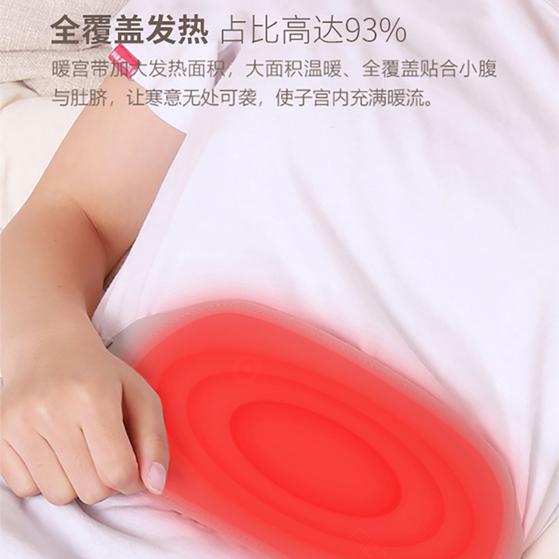 飞乐思（Flexwarm）4706 柔薄暖宫腰带丽人版 便携式护腰带自营 宫寒电热暖腹