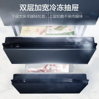 海尔冰箱家用342升一级能效风冷变频法式多门电冰箱
