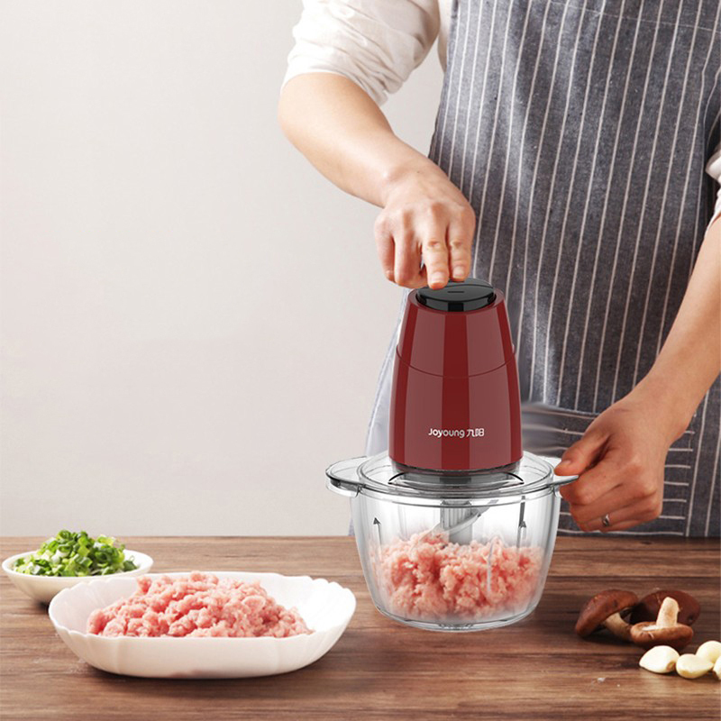 九阳 碎肉机 JYS-A800 家用电动搅肉机不锈钢打肉机料理机搅拌机 红色(单位:台)