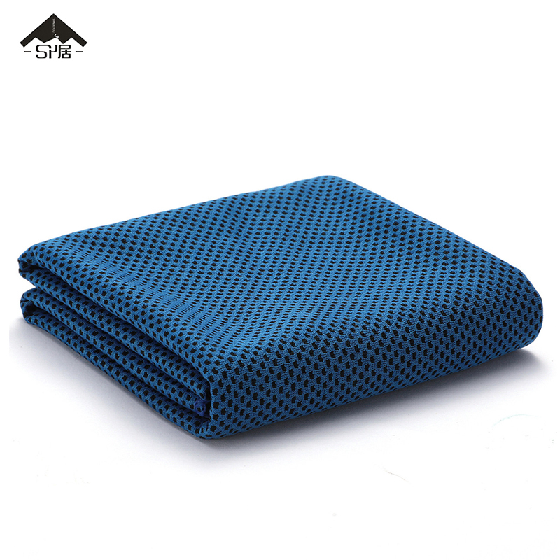 三人居冰感防暑降温冷感户外运动毛巾SRJSAXT005/条高清大图