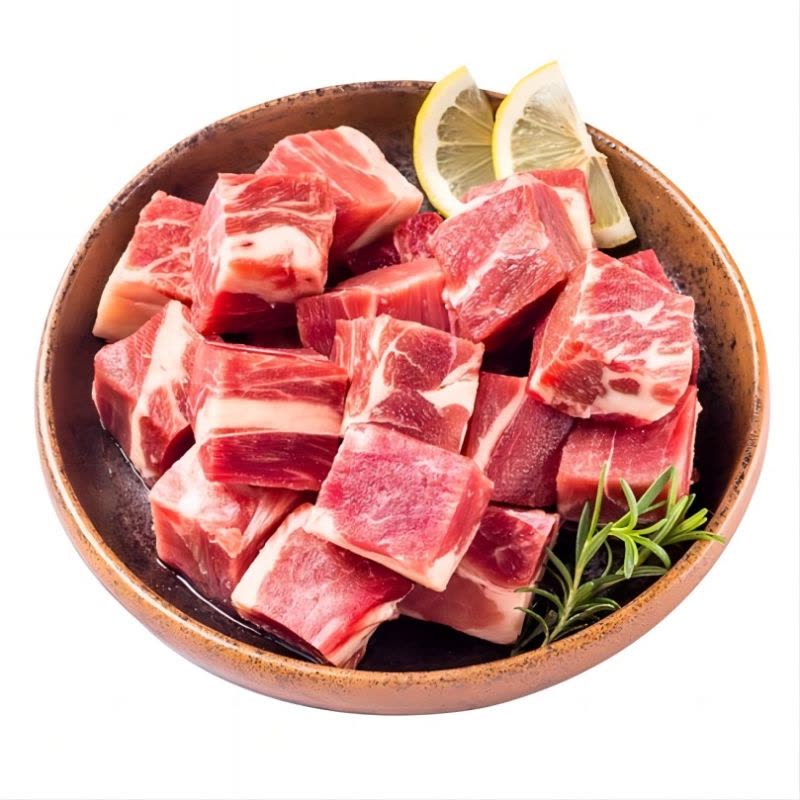 巴林牧场草原羔羊肉块 500g*2袋 精选草原羔羊肉 肉质细腻 肥瘦相间 冷却排酸 速冻锁鲜图片