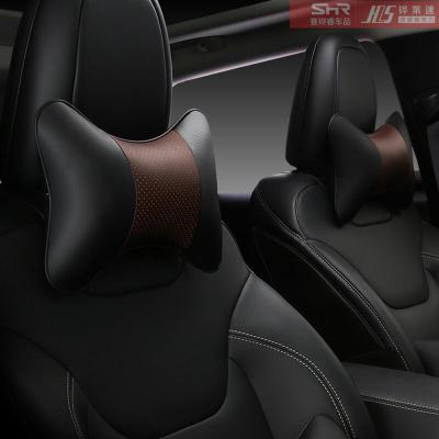 适用于标致40085008专用汽车座椅枕头靠垫车内抱枕腰枕车载头枕内饰用品