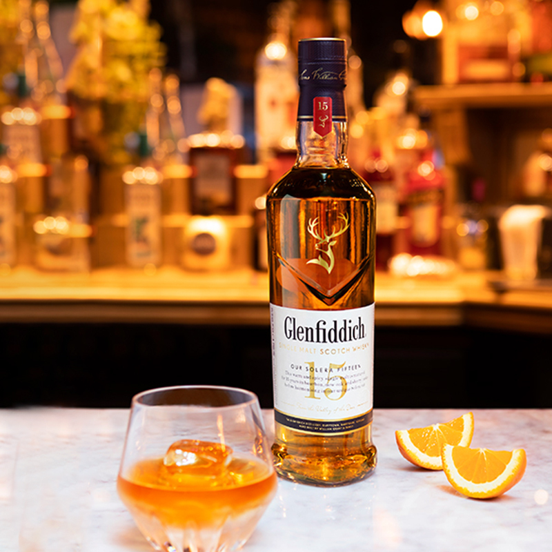 宝树行格兰菲迪15年700ml新包装苏格兰单一麦芽威士忌纯麦