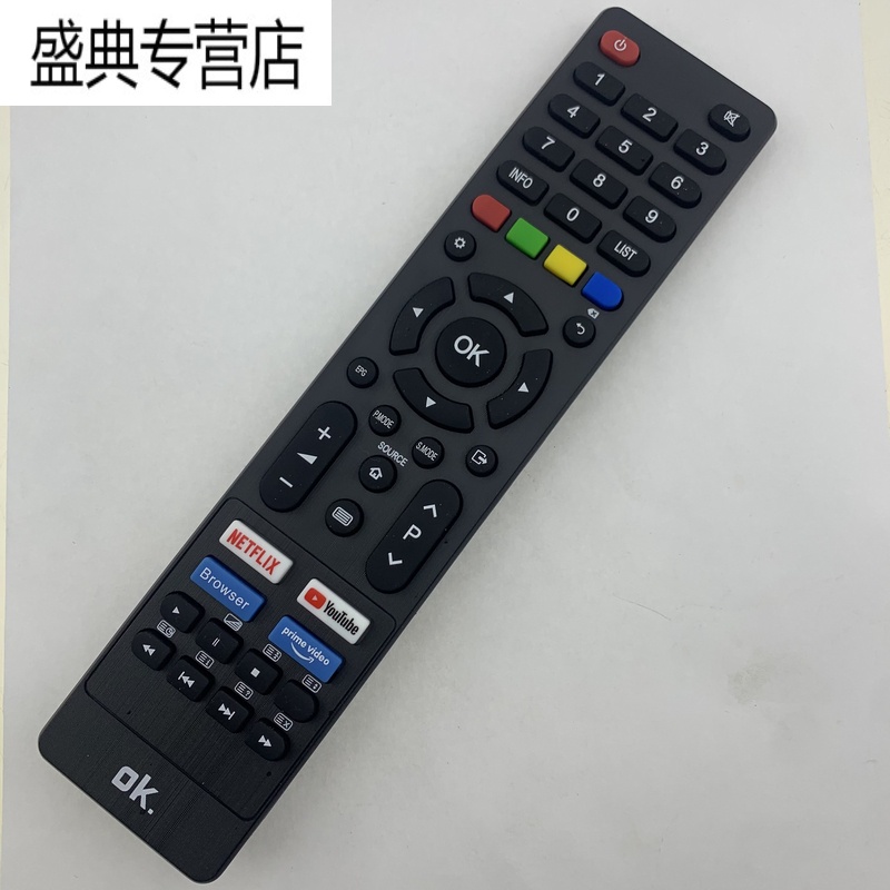 金 崟达适用于原装长虹CHANGHONG液晶电视机OK遥控器英文版 图一样即可通用高清大图