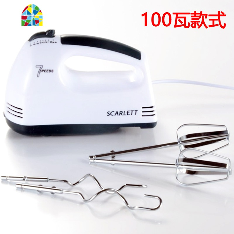 电动打蛋器打奶油家用商用搅拌和面打蛋机搅拌器烘焙工具 FENGHOU 白色