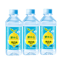青可儿苏打水350ml无汽无糖苏打水整箱24瓶/箱（柠檬味）