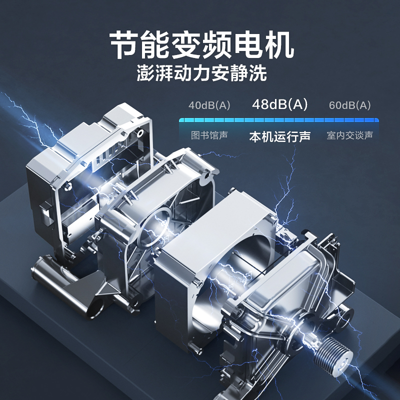 小天鹅滚筒洗衣机TG100V098PRO 10KG大容量蒸汽消毒洗 洗净比1.1 1级能效 金属钛外观高清大图