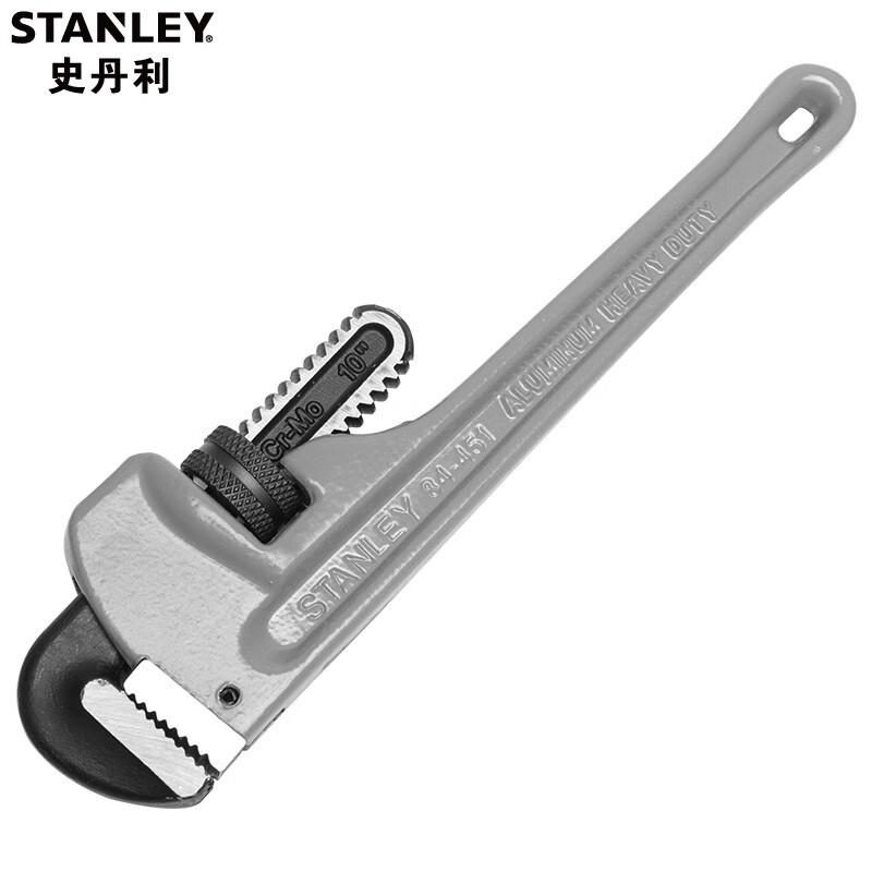 史丹利(STANLEY)84-463-23 12英寸 铝合金管钳 管道扳手 多功能两用管子钳 水泵钳 把