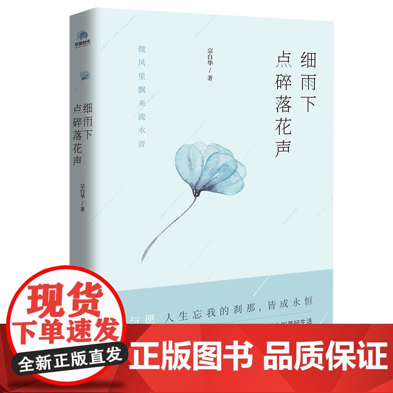 细雨下点碎落花声 宗白华北京联合出版公司高清大图