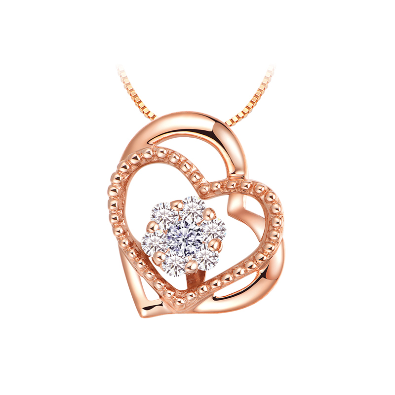 莱绅通灵(leysen1855)钻石吊坠/项链jt1603cj leysen1855莱绅通灵珠宝