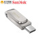 闪迪 U盘 酷珵DDC4 32GB Type-C USB3.1 读速150MB/s 全金属旋转双接口 手机电脑用