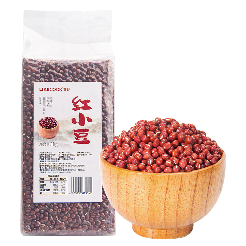 艾谷红小豆1kg高清大图