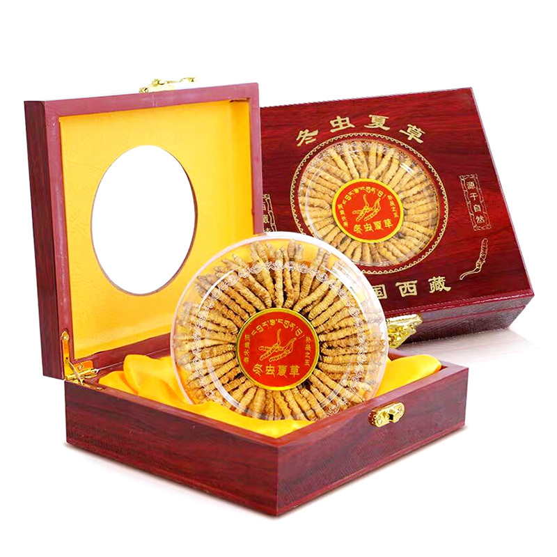 宝丰堂藏冬虫夏草头期干货3根/克10克新鲜干虫草礼盒装