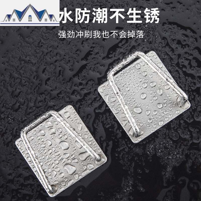 304不锈钢海绵沥水收纳架家用厨房挂放洗刷碗钢刷水盖收纳置物 三维工匠高清大图
