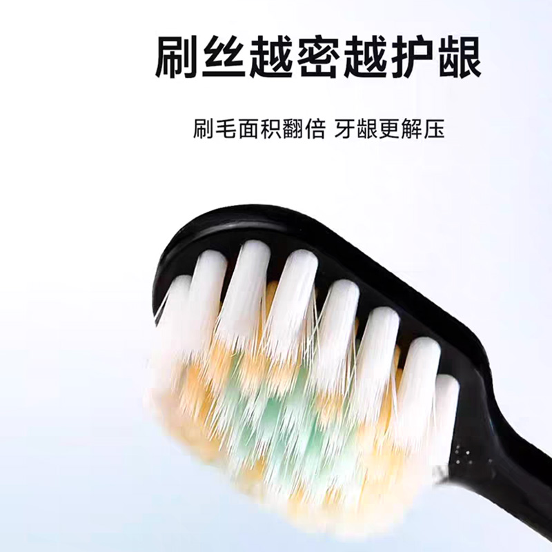 奥朴兰诗ORIPURUS 纤柔软毛宽薄牙刷3支装高清大图