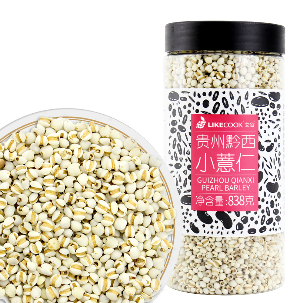艾谷(LIKECOOK) 贵州黔西小薏仁米838g(88罐)